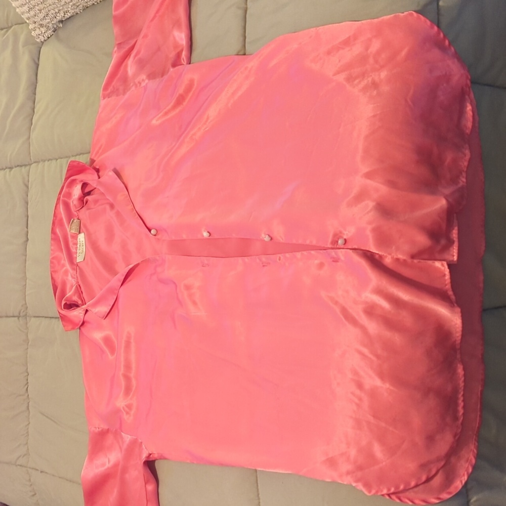 Victoria's Secret Pink Satin Sleep Shirt